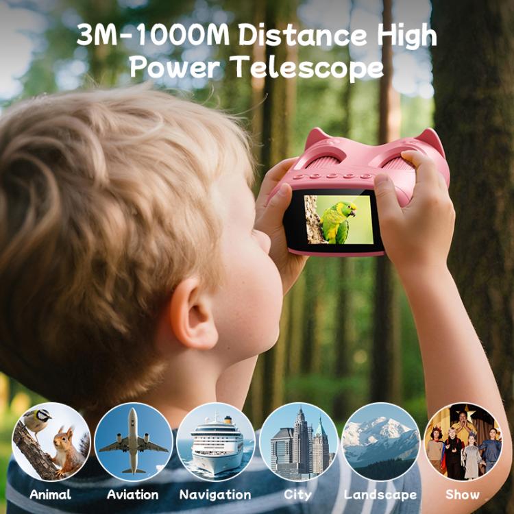 Microscopio digital y telescopio binocular 2 en 1 para niños inskam 387 de 2 MP con pantalla de 2 pulgadas., inskam387