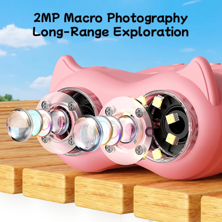Microscopio digital y telescopio binocular 2 en 1 para niños inskam 387 de 2 MP con pantalla de 2 pulgadas., inskam387
