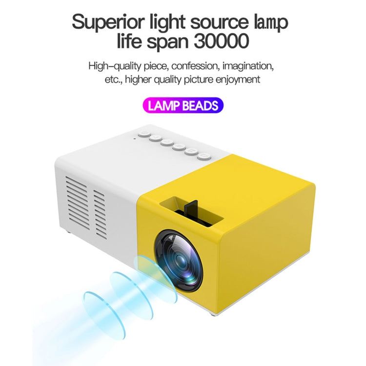 J9 1920x1080P 15 ANSI Portable Home Theater Mini LED HD Proyector digital, versión básica,, EU Plug, US Plug, UK Plug, AU Plug