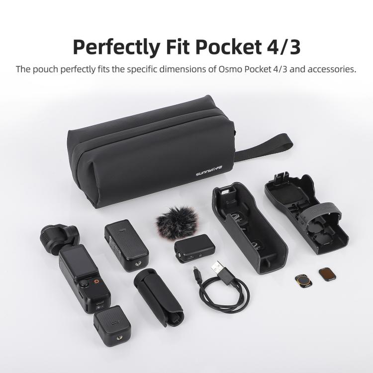 Bolsa organizadora multiusos para dispositivos electrónicos Sunnylife, bolso de mano, bolsa de hombro mejorada, For DJI OSMO Pocket 4 / 3