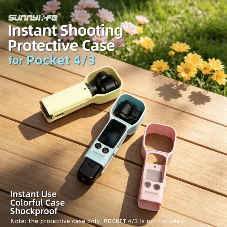Carcasa protectora colorida para cámara de disparo instantáneo Sunnylife, For DJI OSMO Pocket 4 / 3