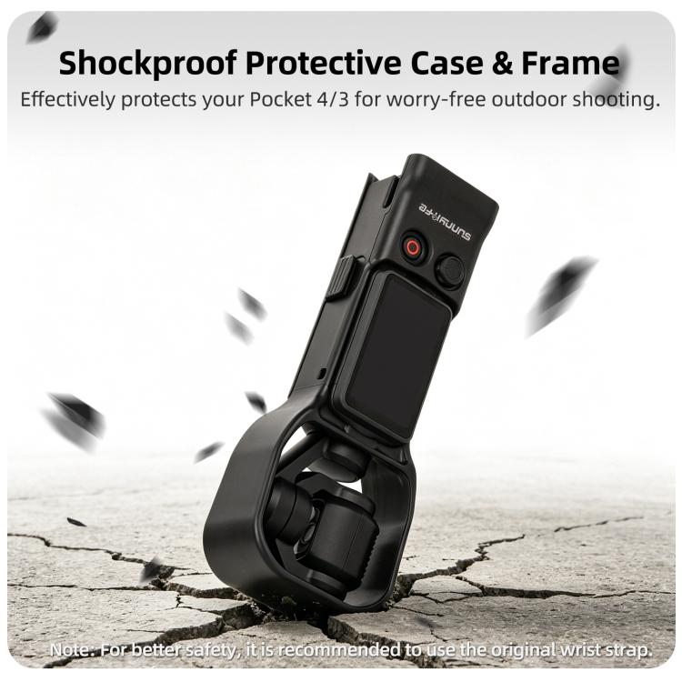 Carcasa protectora colorida para cámara de disparo instantáneo Sunnylife, For DJI OSMO Pocket 4 / 3