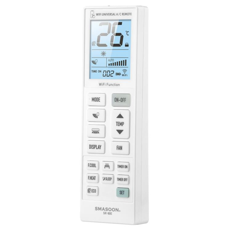 Mando a distancia universal WiFi para aire acondicionado SMASOON SR-80E