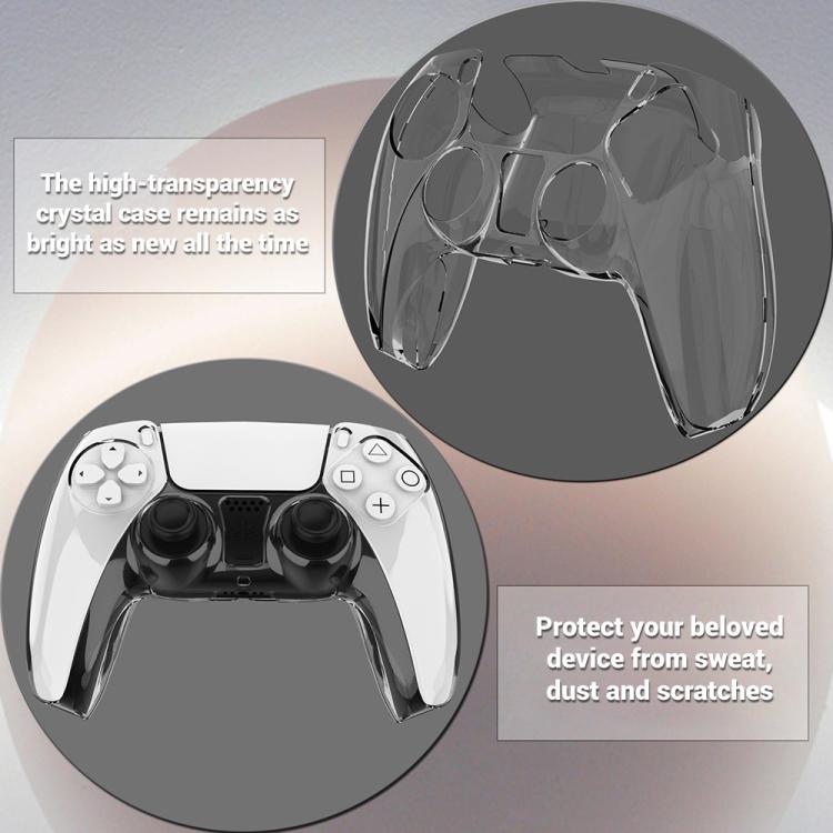 Funda protectora para PC XDcase (2 unidades) con diseño de cristal dividido, For Sony PS5