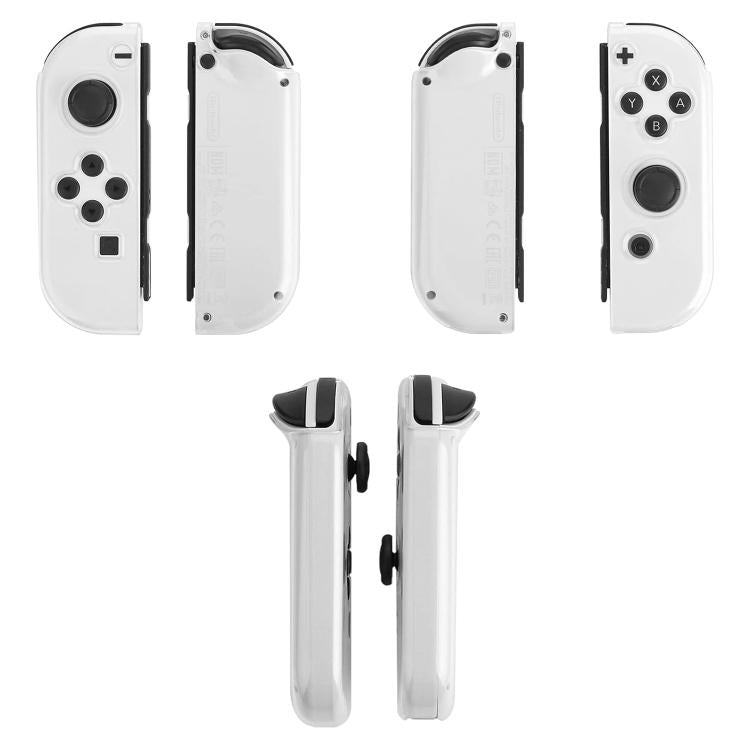 XDcase 1 par de fundas protectoras de TPU transparente y tapas para joystick, For Nintendo Switch 2 Joy-Con, For Nintendo Switch / Switch OLED Joy-Con
