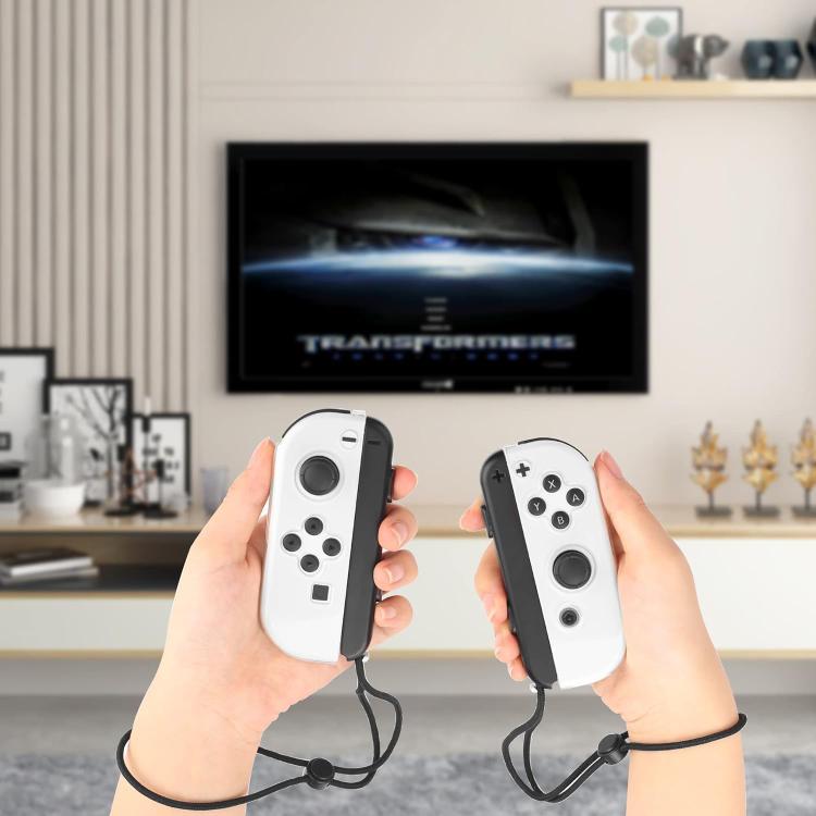XDcase 1 par de fundas protectoras de TPU transparente y tapas para joystick, For Nintendo Switch 2 Joy-Con, For Nintendo Switch / Switch OLED Joy-Con
