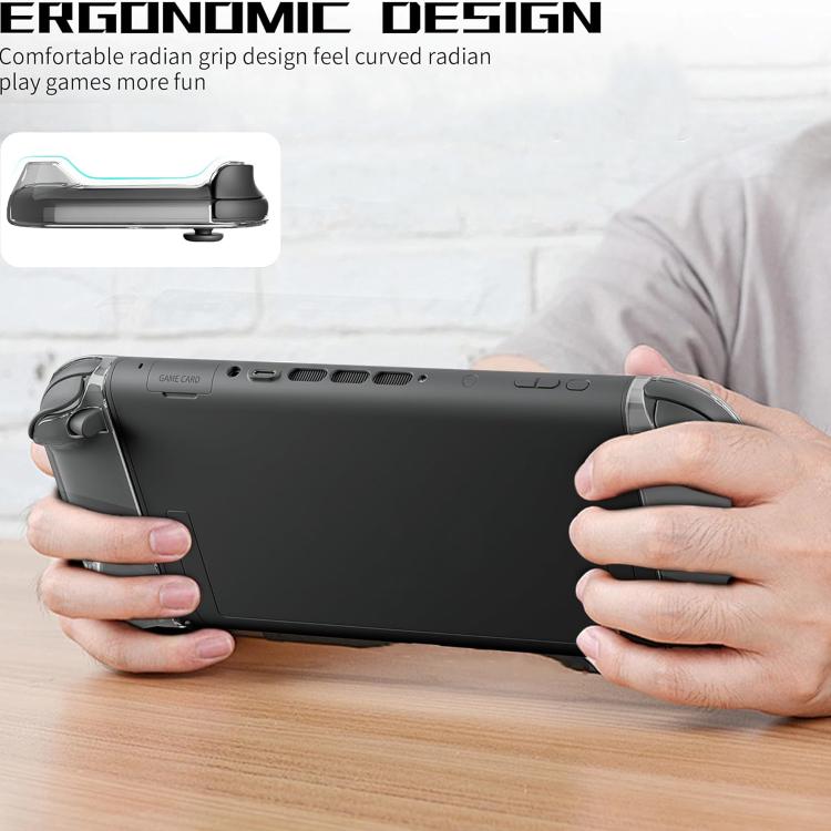 XDcase 1 par de fundas protectoras de PC de cristal y juego de tapas para joystick, For Nintendo Switch 2 Joy-Con, For Nintendo Switch / Switch OLED Joy-Con