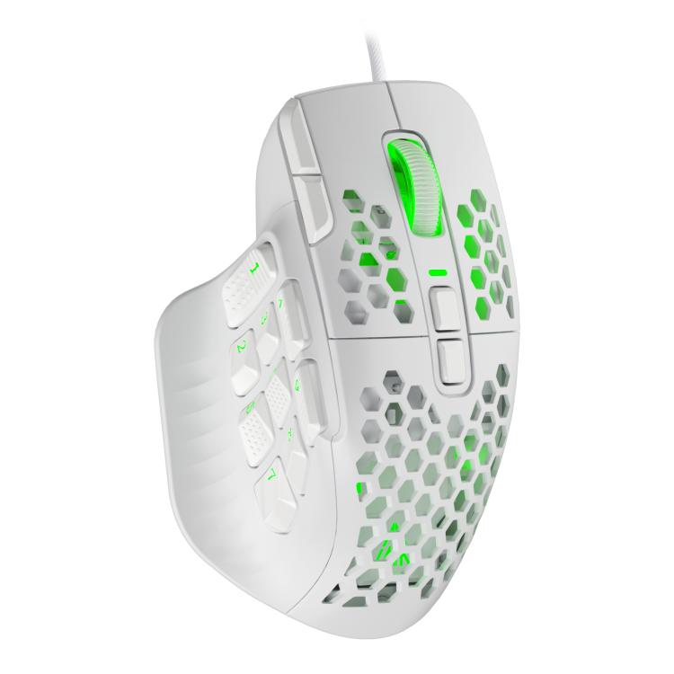 Ratón MMO con cable RGB Honeycomb SOLAKAKA SM809