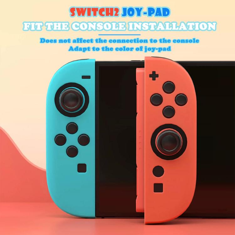 XDcase 1 par de fundas protectoras de silicona suave y tapas para joystick, For Nintendo Switch / Switch OLED Joy-Con