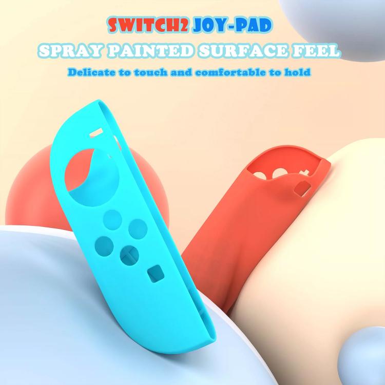 XDcase 1 par de fundas protectoras de silicona suave y tapas para joystick, For Nintendo Switch / Switch OLED Joy-Con