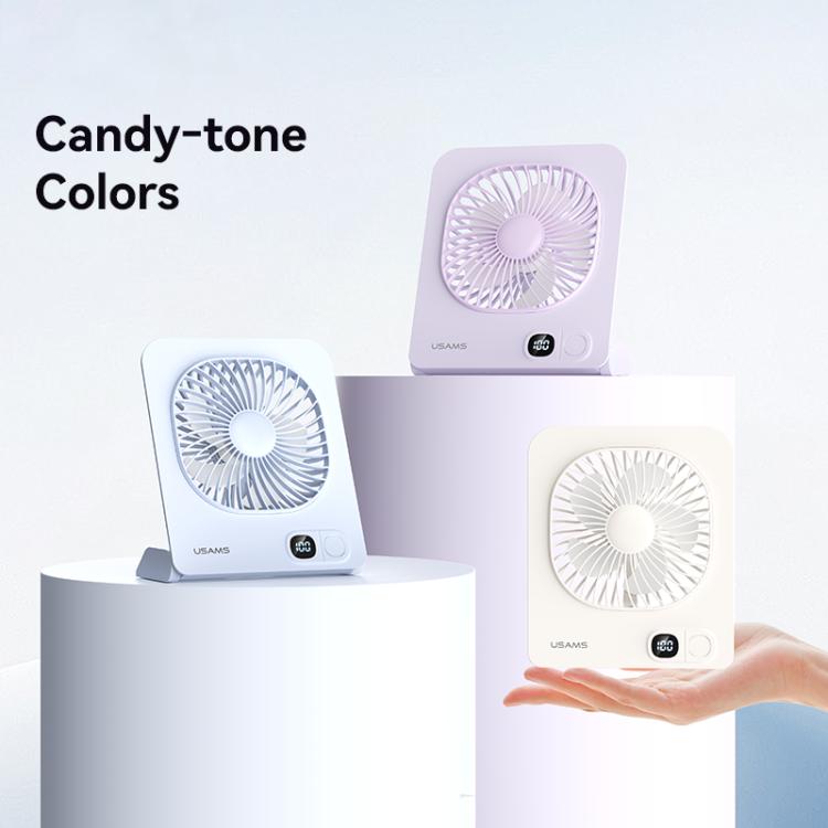 Ventilador de escritorio digital magnético delgado USAMS ZB363