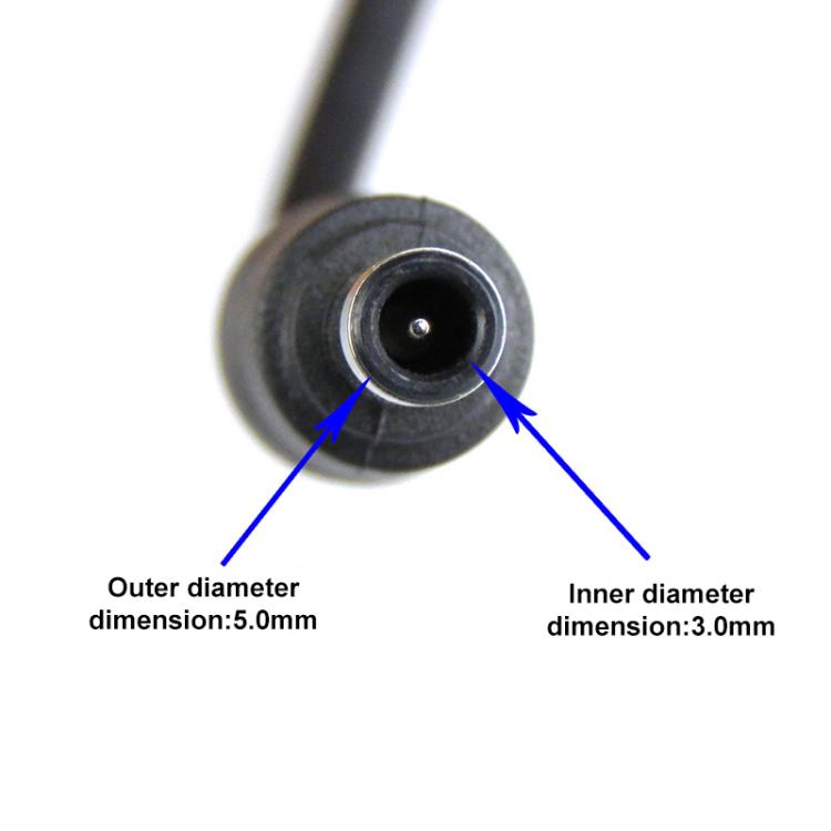 Adaptador de corriente de 19 V y 3,16 A con puerto CC de 5,5 x 3,0 mm