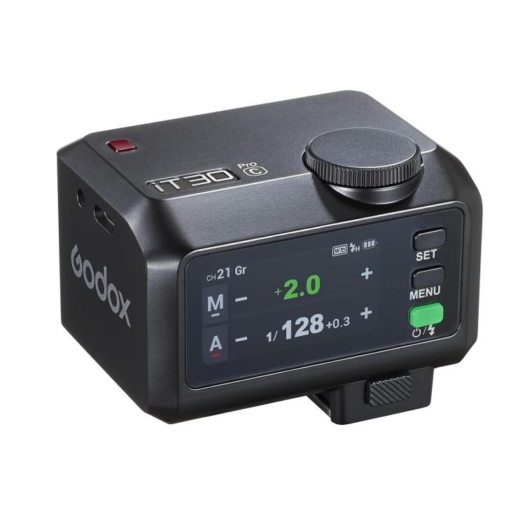 Linterna flash para cámara Godox iT30 Pro TTL Mini iFlash, iT30 Pro C For Canon, iT30 Pro N For Nikon, iT30 Pro S For Sony, iT30 Pro F For FUJIFILM, iT30 Pro O For Olympus / Panasonic, iT30 Pro L For Leica