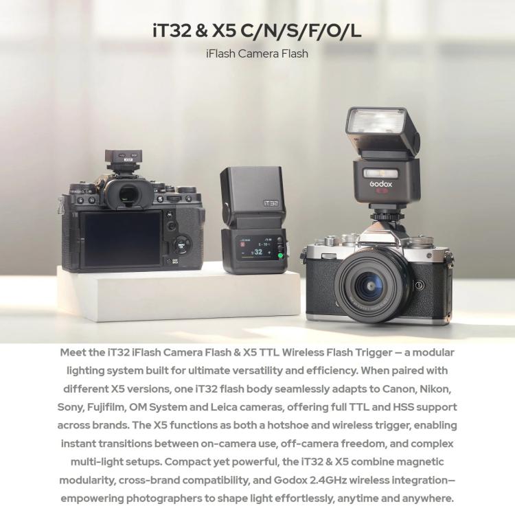 Flash para cámara Godox iT32 iFlash
