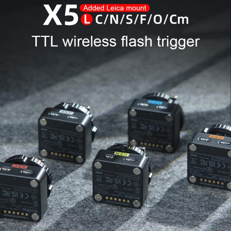 Disparador de flash inalámbrico Godox X5 TTL, For Canon, For Nikon, For Sony, For FUJIFILM, For Olympus, For Leica