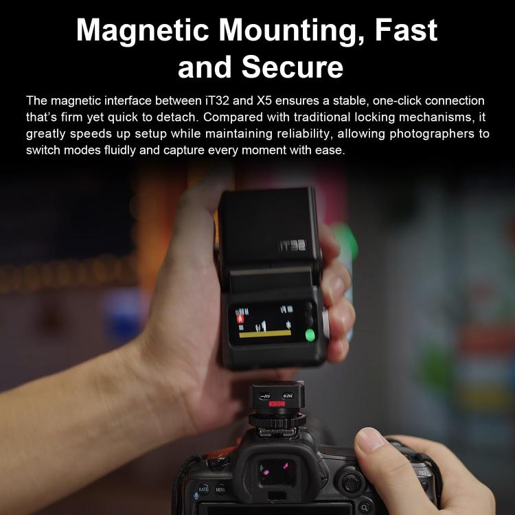 Disparador de flash inalámbrico Godox X5 TTL, For Canon, For Nikon, For Sony, For FUJIFILM, For Olympus, For Leica