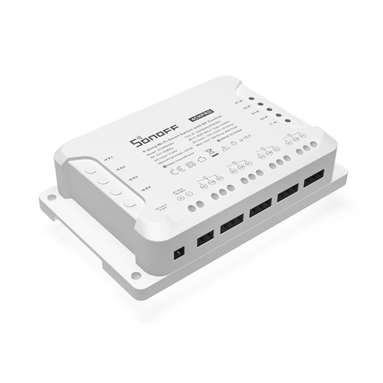 Controlador de cuatro vías con interruptor de hogar inteligente para teléfono móvil Sonoff 4CHPROR3, compatible con sincronización de control de largo alcance