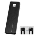 Carcasa para SSD M.2 NVMe THERMALRIGHT HR-EB109 con cable USB a Tipo-C y cable Tipo-C a Tipo-C., EB109 A-C & C-C Cable