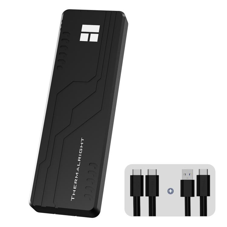 Carcasa para SSD M.2 NVMe THERMALRIGHT HR-EB109 con cable USB a Tipo-C y cable Tipo-C a Tipo-C., EB109 A-C & C-C Cable