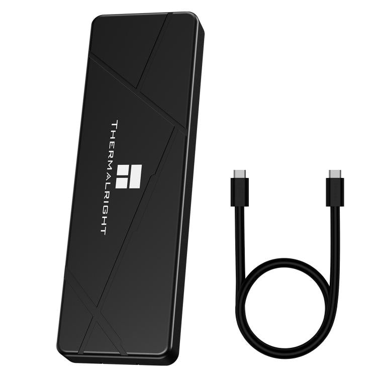 Carcasa para SSD THERMALRIGHT HR-EB115 M.2 NVMe / SATA de doble protocolo con cable USB-C a USB-C., EB115 Dual Protocol