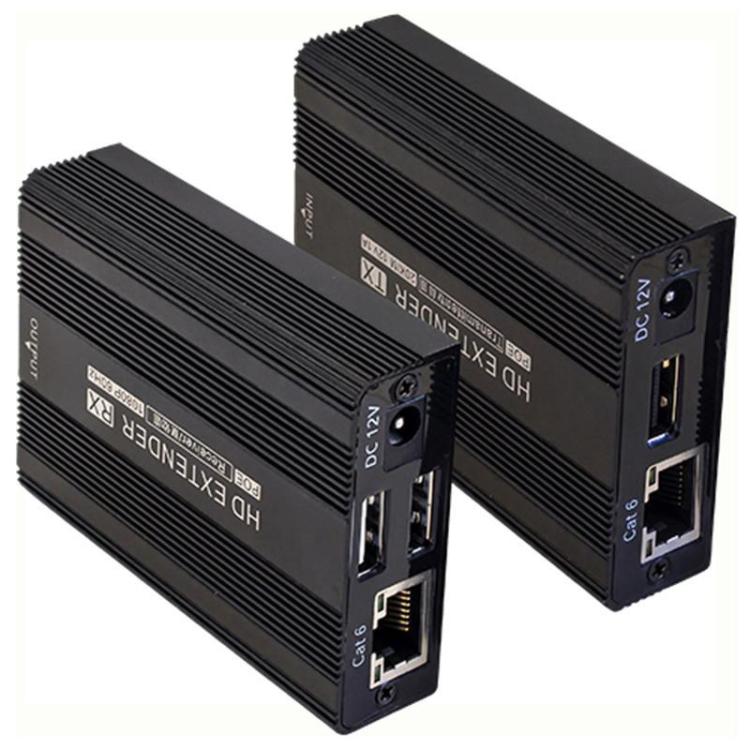 Extensor HDMI ET1815KVM de 150 m, 1080p, 60 Hz con puerto Cat6/RJ45/KVM, US Plug, EU Plug, AU Plug, UK Plug