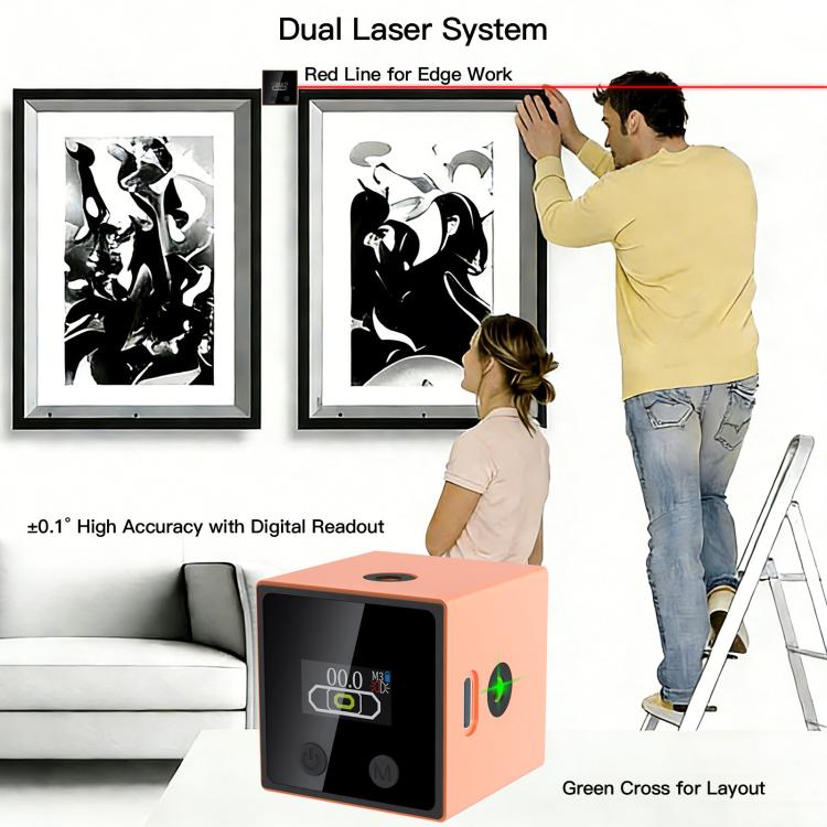 Nivel láser inteligente multifuncional LT10 y buscador de ángulos digital