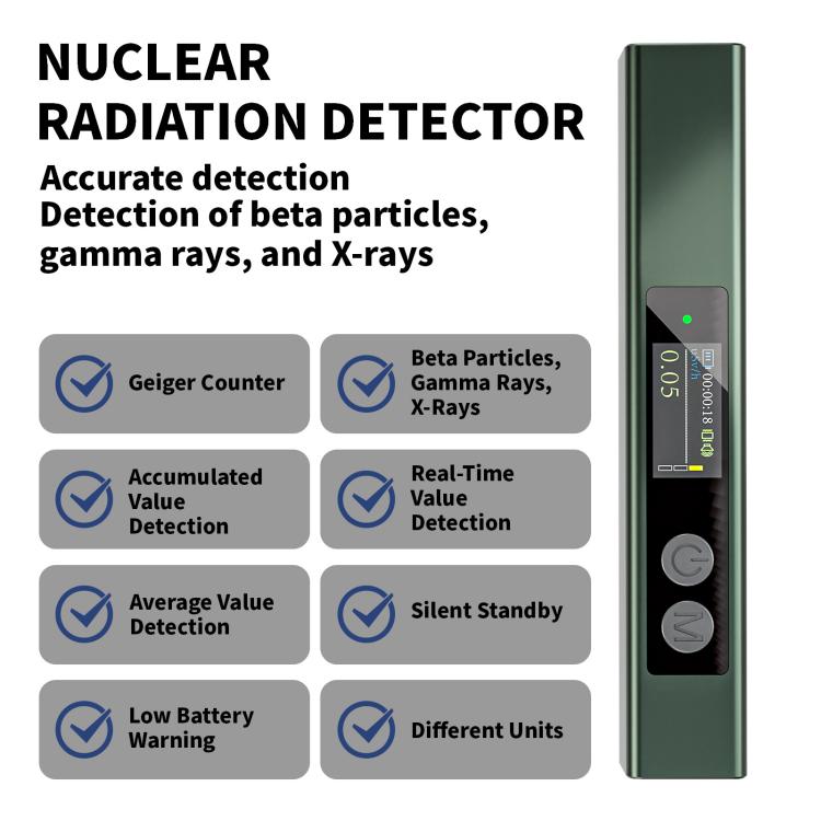 Detector portátil de radiación nuclear NT10
