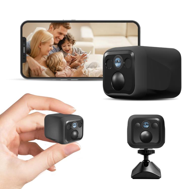 Cámara WiFi inteligente HD para el hogar B01, compatible con visión nocturna y detección de movimiento., B01