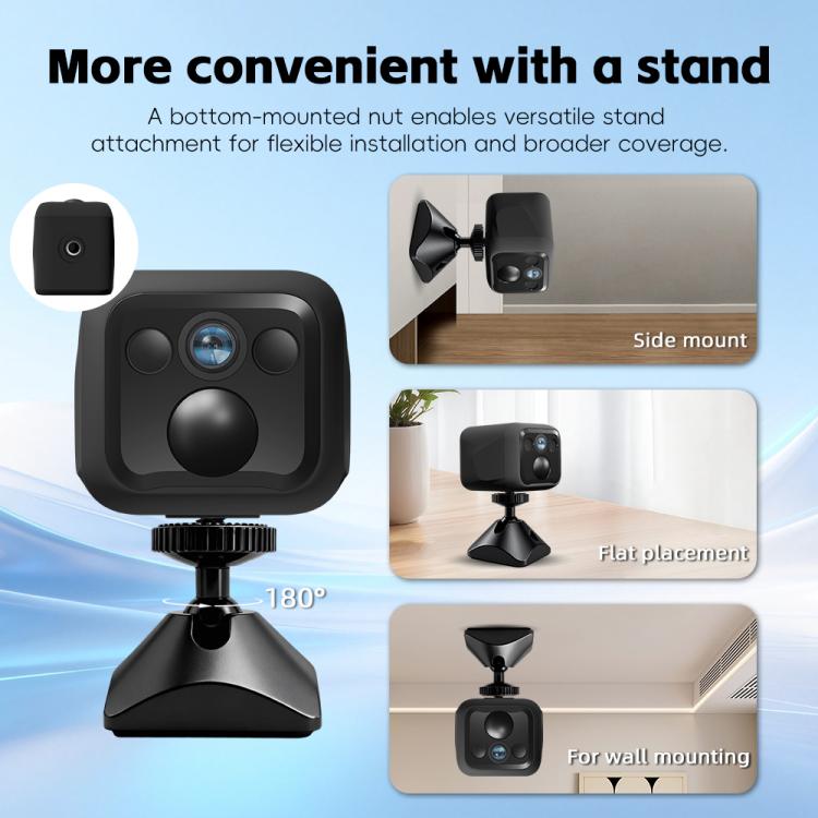 Cámara WiFi inteligente HD para el hogar B01, compatible con visión nocturna y detección de movimiento., B01