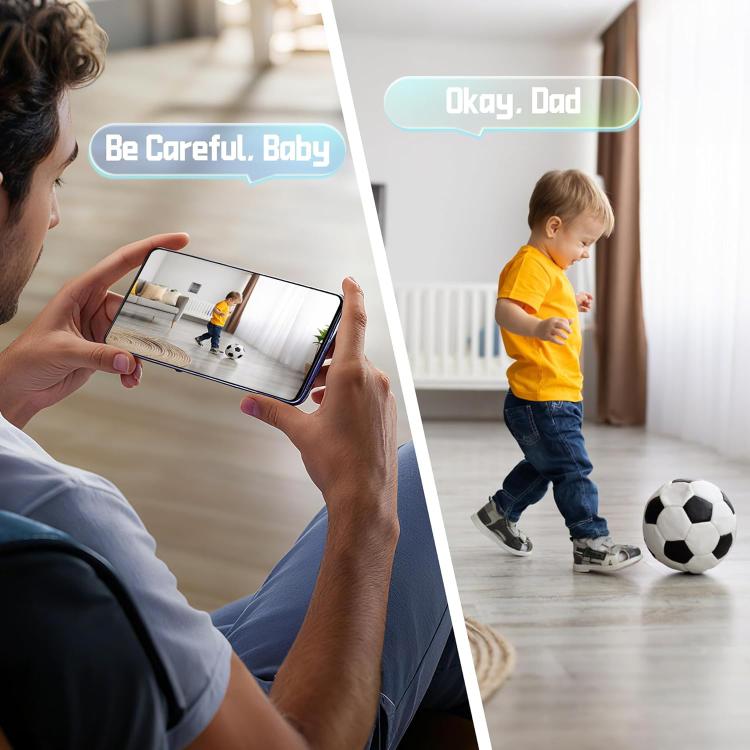 Cámara WiFi inteligente HD para el hogar B01, compatible con visión nocturna y detección de movimiento., B01