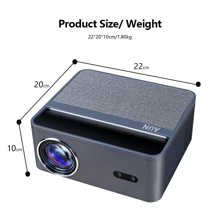 Proyector inteligente AUN A45 Pro 1080P con sistema operativo Android ATV, EU Plug, US Plug, UK Plug, AU Plug