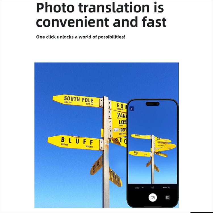 El traductor inteligente con IA P59 admite la traducción de llamadas con fotos.