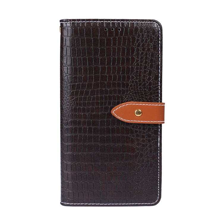 idewei Estuche de cuero con tapa horizontal con textura de cocodrilo con soporte y ranuras para tarjetas y billetera, For iPhone 12, For iPhone 12 Mini, For iPhone 12 Pro, For iPhone 12 Pro Max