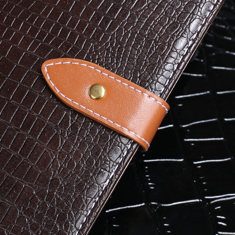 idewei Estuche de cuero con tapa horizontal con textura de cocodrilo con soporte y ranuras para tarjetas y billetera, For iPhone 12, For iPhone 12 Mini, For iPhone 12 Pro, For iPhone 12 Pro Max
