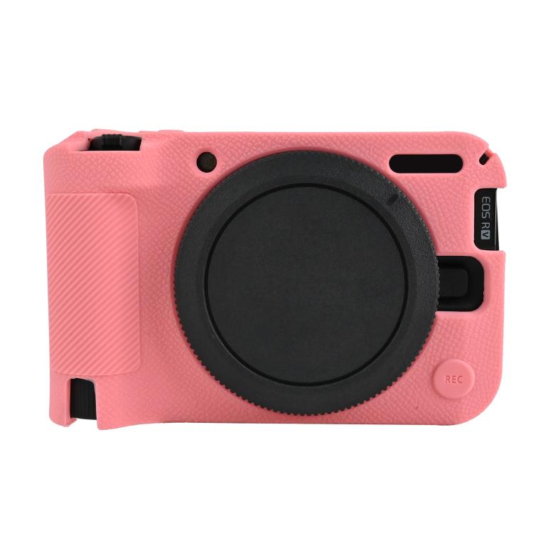 Funda protectora de silicona suave con textura de lichi para cámara, For Canon EOS R50 V