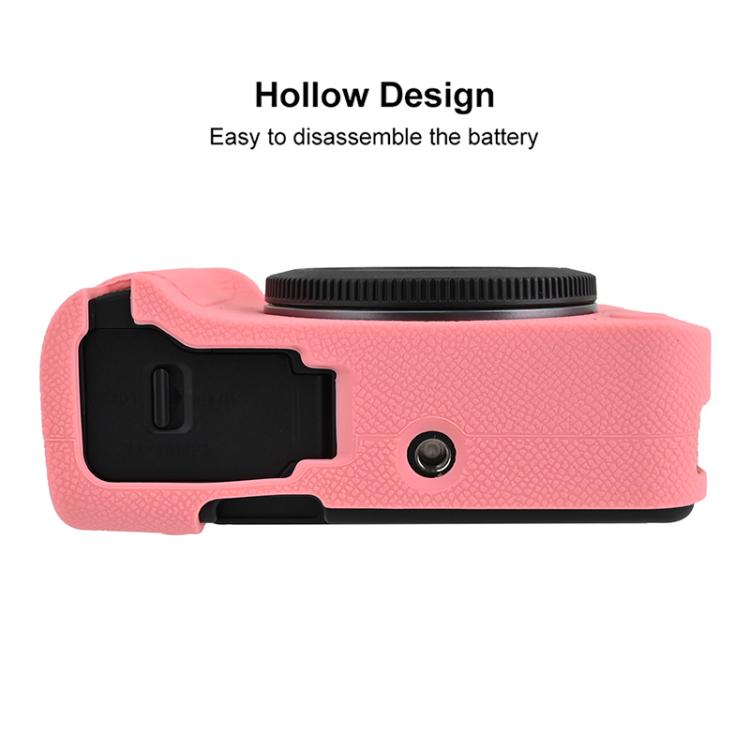 Funda protectora de silicona suave con textura de lichi para cámara, For Canon EOS R50 V