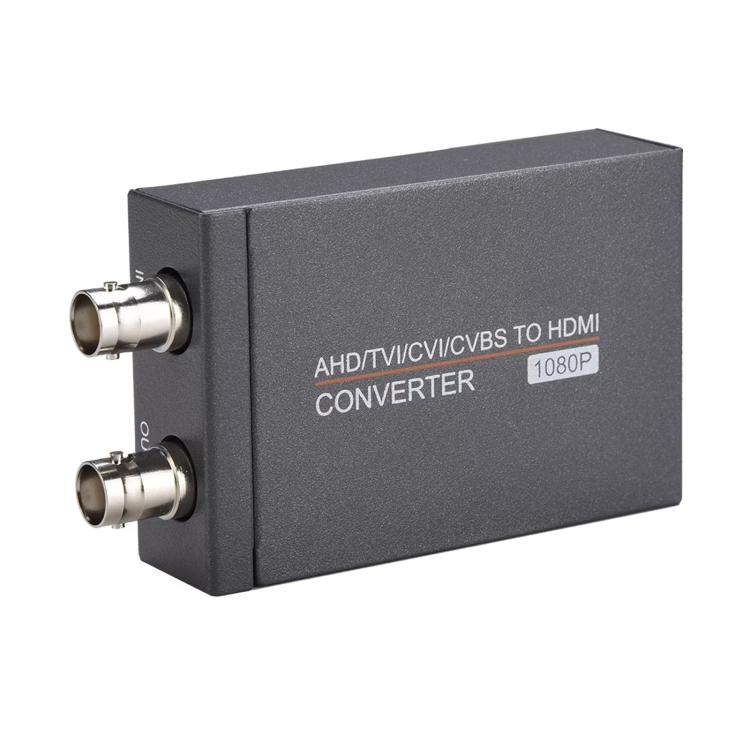 Convertidor de señal de cámara NK-T8 Dual AHD a HDMI 1080P HD BNC, compatible con TVI, CVI y CVBS., Dual AHD to HDMI