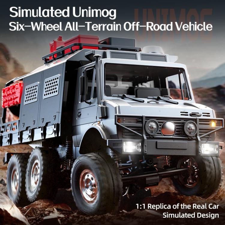 JJR/C C8823C Unimog de seis ruedas, coche teledirigido todoterreno, edición insignia Crossing de C-Type