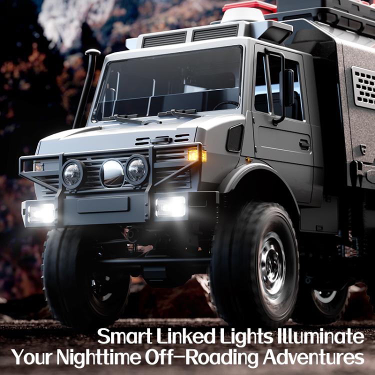 JJR/C C8823C Unimog de seis ruedas, coche teledirigido todoterreno, edición insignia Crossing de C-Type