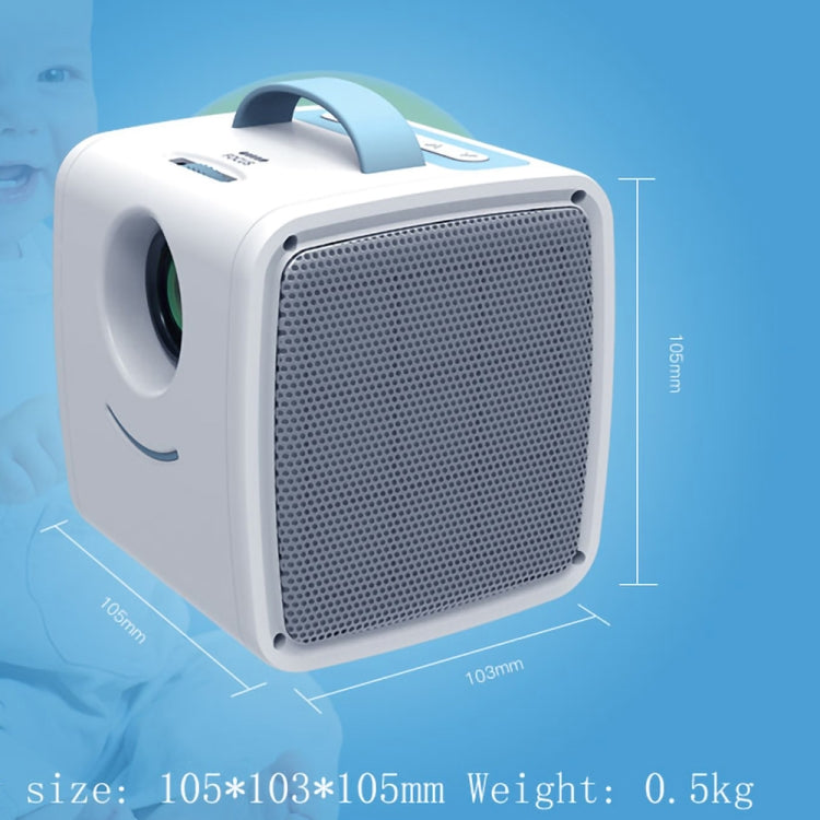 Q2 LED 1080P Mini Proyector portátil Proyector para niños, EU Plug, US Plug, UK Plug, AU Plug