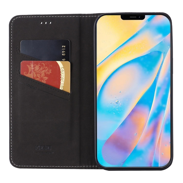Estuche protector con tapa horizontal GEBEI PU + TPU con soporte y ranuras para tarjetas, For iPhone 12 mini, For iPhone 12 / 12 Pro, For iPhone 12 Pro Max