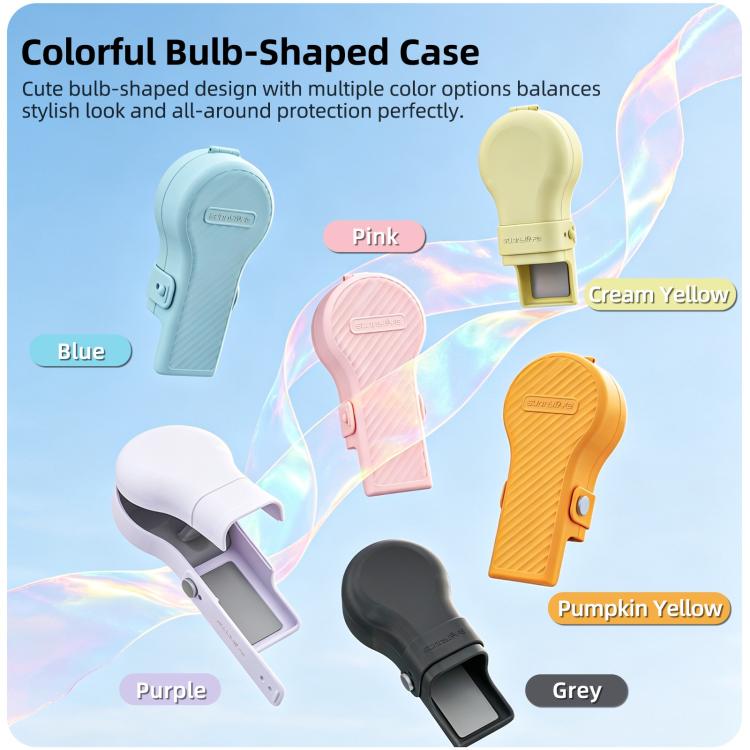 Funda protectora para cámara con forma de bombilla colorida de Sunnylife, For DJI Osmo Pocket 4 / 3