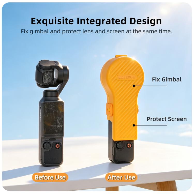 Funda protectora para cámara con forma de bombilla colorida de Sunnylife, For DJI Osmo Pocket 4 / 3
