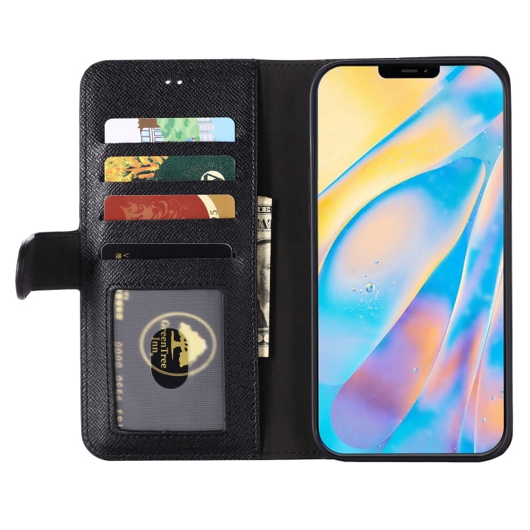 Estuche protector con tapa horizontal de cuero de grano superior GEBEI con soporte y ranuras para tarjetas y billetera y marco de fotos, For iPhone 12 mini, For iPhone 12 / 12 Pro, For iPhone 12 Pro Max