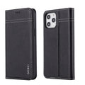 Estuche protector con tapa horizontal de cuero de grano superior GEBEI con soporte y ranuras para tarjetas, For iPhone 12 mini, For iPhone 12 / 12 Pro, For iPhone 12 Pro Max