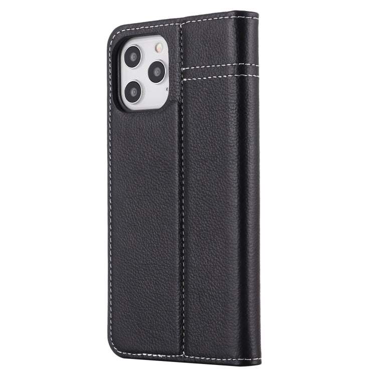 Estuche protector con tapa horizontal de cuero de grano superior GEBEI con soporte y ranuras para tarjetas, For iPhone 12 mini, For iPhone 12 / 12 Pro, For iPhone 12 Pro Max
