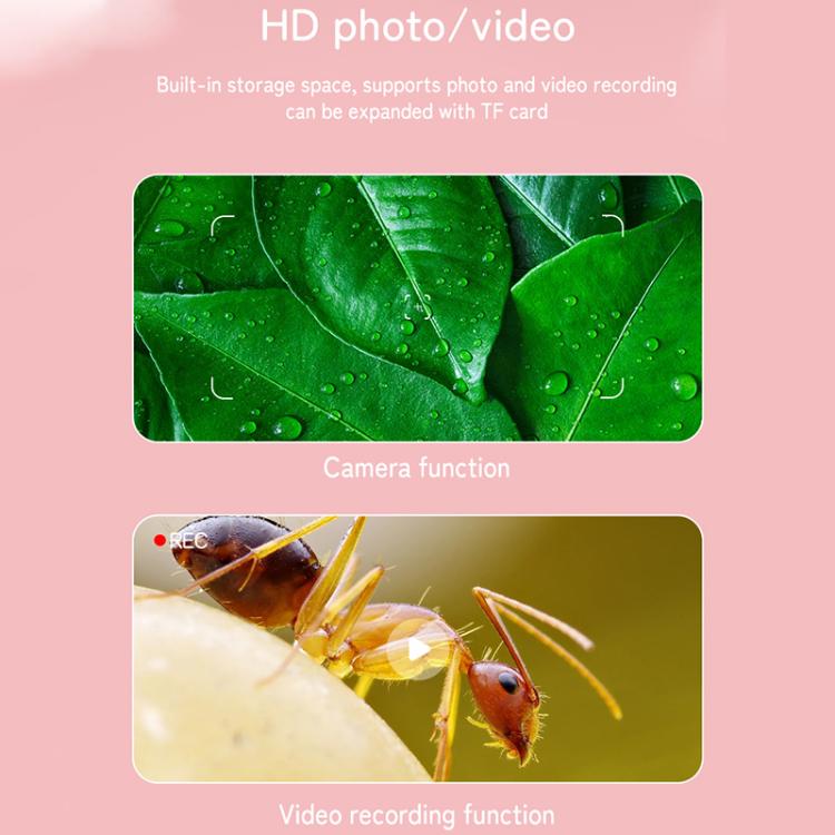 Microscopio portátil de observación de insectos para niños con pantalla de 2,4 pulgadas, 386