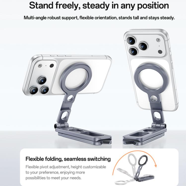 Trípode portátil plegable de aleación de aluminio Yesido C231 con soporte magnético para teléfono y selfie.