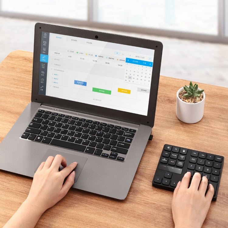 533 35 teclas 2.4G Teclado digital de carga inalámbrica de diseño ultrafino