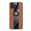 Funda protectora de TPU a prueba de golpes con textura de tela de costura XINLI con soporte para anillo, For iPhone 12, For iPhone 12 Pro, For iPhone 12 Pro Max, For iPhone 12 Mini
